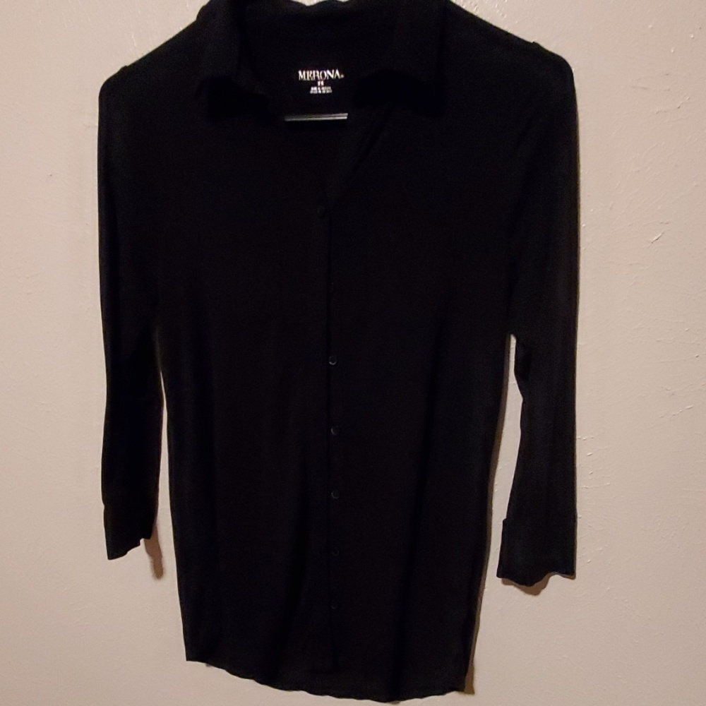 Black loose blouse